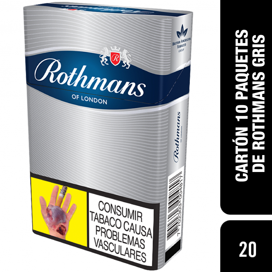 CIGARRILLO ROTHMANS AZUL