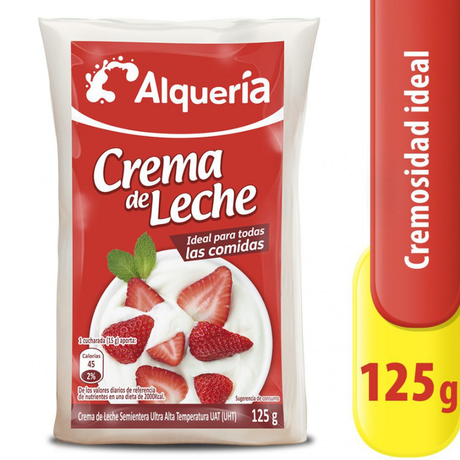 Crema De Leche Alqueria X 125g Lacteos