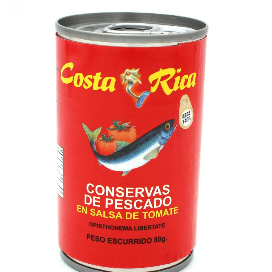 Sardinas En Salsa De Tomate Costa Rica X 80g Enlatados
